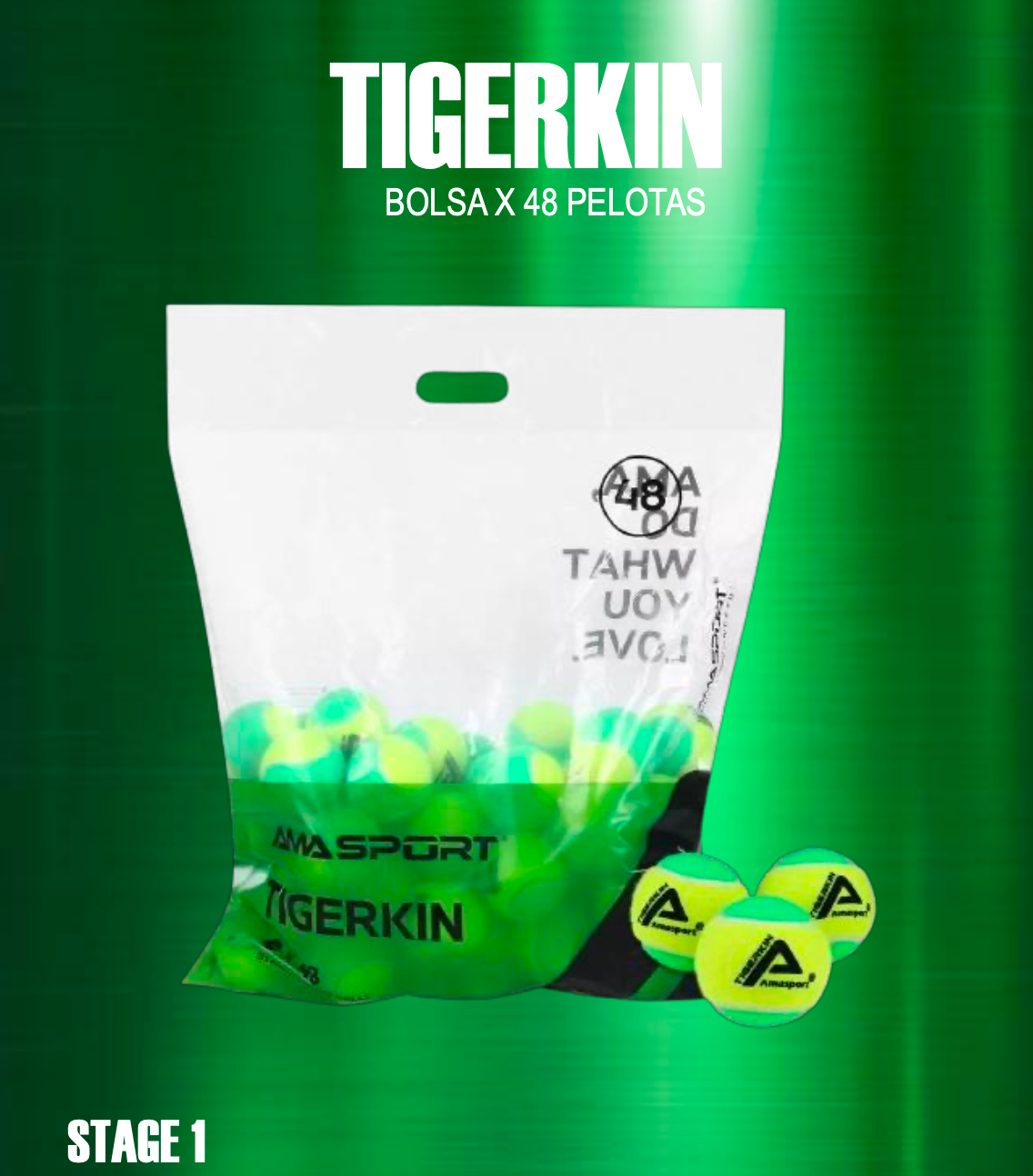 Pelotas Play & Stay - Tigerkin Verde